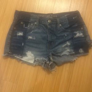 American eagle patch work short Highrise Festival